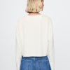 Vintage Cropped T-shirt i ekologisk kraftig bomull