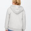 Vintage Mjuk Sherpa-fodrad Hoodie med dragkedja för barn