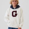 Vintage Mjuk Varsity Hoodie för barn