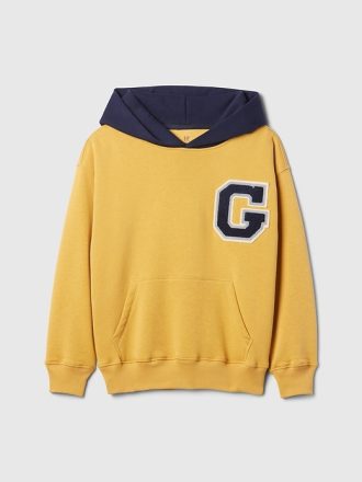 Vintage Mjuk Varsity Hoodie för barn