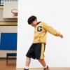 Vintage Mjuk Varsity Hoodie för barn