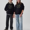 Vintage Mjuk Varsity Hoodie för barn