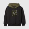 Vintage Mjuk Varsity Hoodie för barn