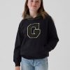 Vintage Mjuk Varsity Hoodie för barn