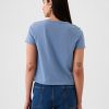 Vintage Shrunken T-shirt i ekologisk bomull