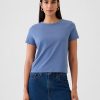 Vintage Shrunken T-shirt i ekologisk bomull