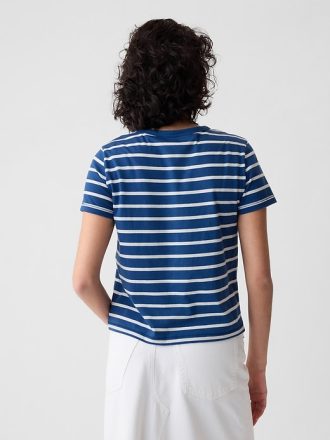 Vintage Shrunken T-shirt i ekologisk bomull