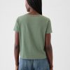 Vintage Shrunken T-shirt i ekologisk bomull