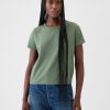 Vintage Shrunken T-shirt i ekologisk bomull