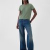 Vintage Shrunken T-shirt i ekologisk bomull