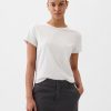 Vintage Shrunken T-shirt i ekologisk bomull
