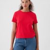 Vintage Shrunken T-shirt i ekologisk bomull