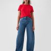 Vintage Shrunken T-shirt i ekologisk bomull