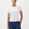 Vintage Shrunken T-shirt i ekologisk bomull