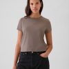 Vintage Shrunken T-shirt i ekologisk bomull