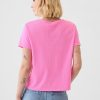 Vintage Shrunken T-shirt i ekologisk bomull