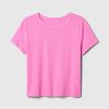 Vintage Shrunken T-shirt i ekologisk bomull