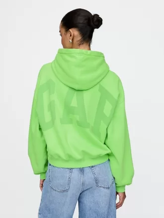 Vintage Soft Arch Logo Beskuren Hoodie