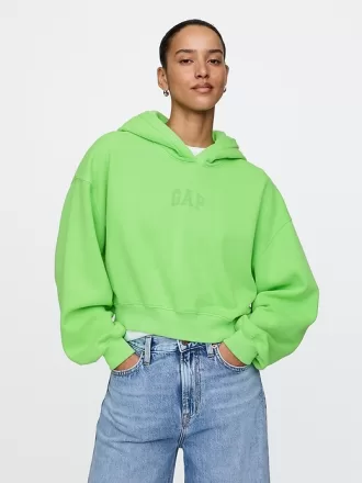 Vintage Soft Arch Logo Beskuren Hoodie