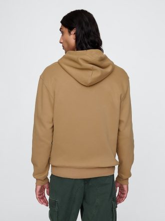 Vintage Soft Arch-logotyp luvtröja med dragkedja