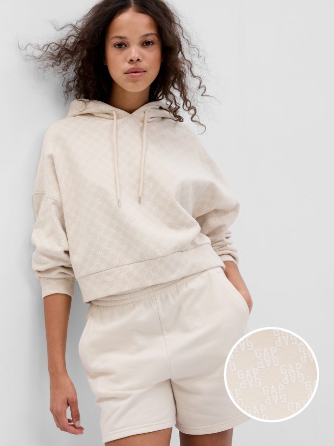 Vintage Soft Cropped Gap Logo Hoodie