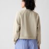 Vintage Soft Cropped Half Zip Pullover