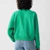 Vintage Soft Cropped Half Zip Pullover