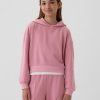 Vintage Soft Cropped Hoodie för barn