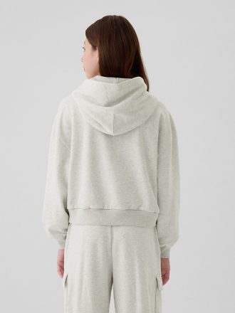 Vintage Soft Cropped Hoodie för barn