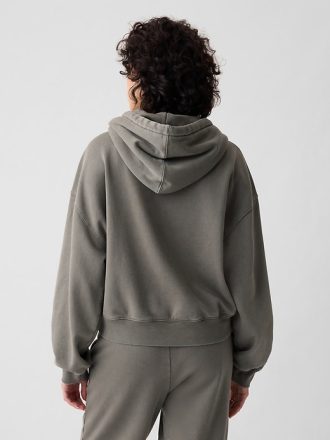 Vintage Soft Cropped Hoodie