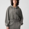 Vintage Soft Cropped Hoodie