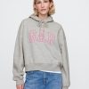 Vintage Soft Cropped Hoodie