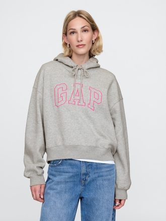 Vintage Soft Cropped Hoodie