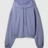 Vintage Soft Cropped Hoodie