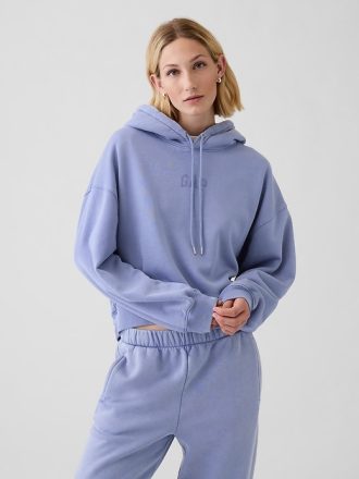 Vintage Soft Cropped Hoodie