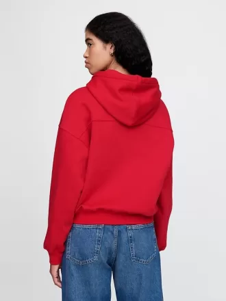 Vintage Soft Cropped Hoodie