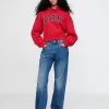 Vintage Soft Cropped Hoodie