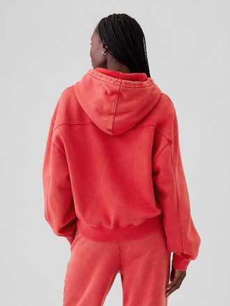 Vintage Soft Cropped Hoodie