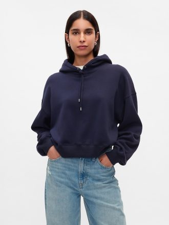 Vintage Soft Cropped Hoodie