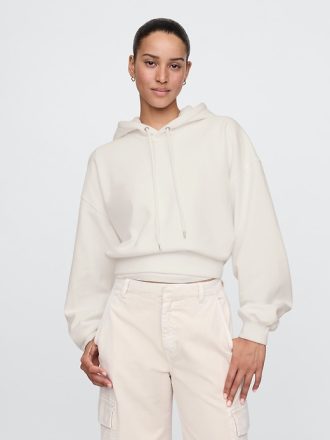 Vintage Soft Cropped Hoodie