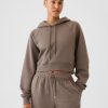 Vintage Soft Cropped Hoodie