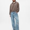 Vintage Soft Cropped Hoodie