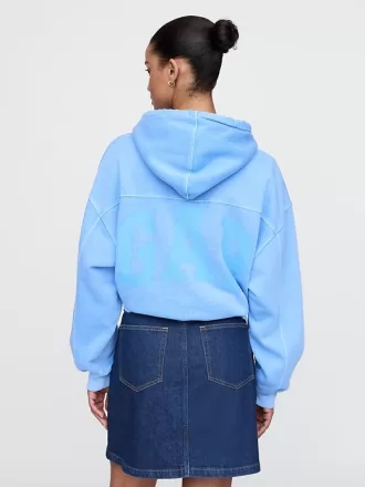 Vintage Soft Cropped Hoodie