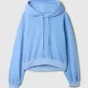 Vintage Soft Cropped Hoodie