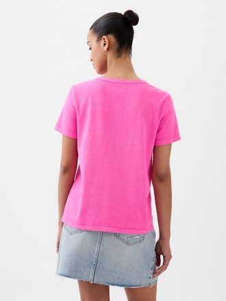 Vintage T-shirt i ekologisk bomull