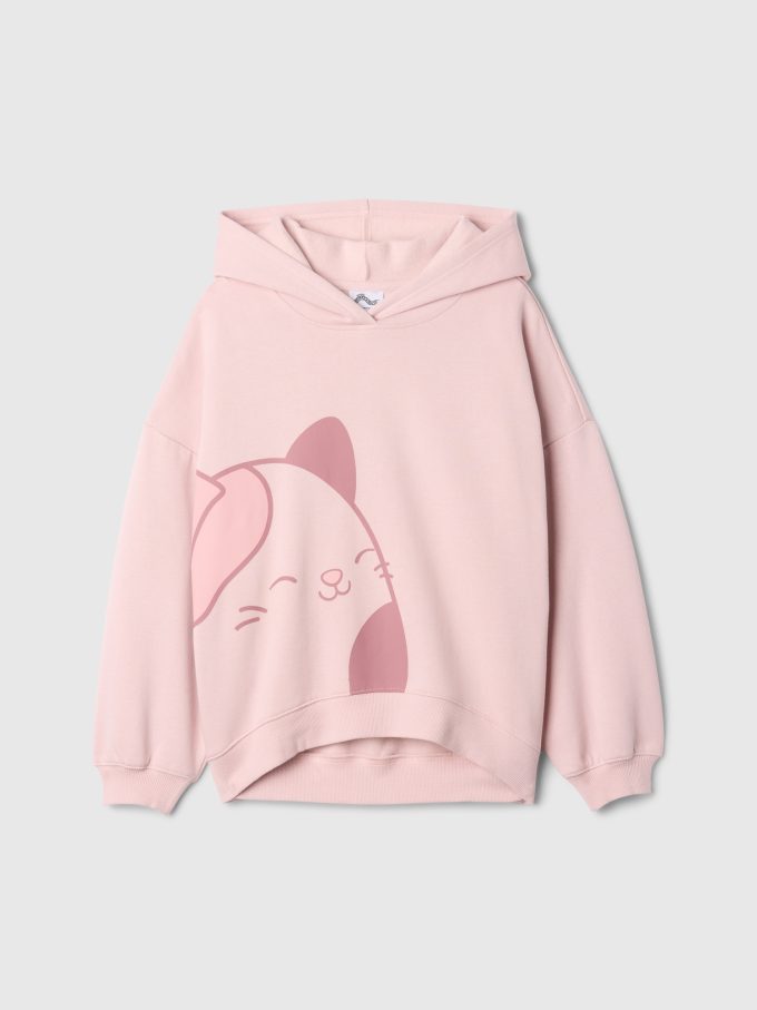 Vintage mjuk Squishmallow grafisk hoodie för barn