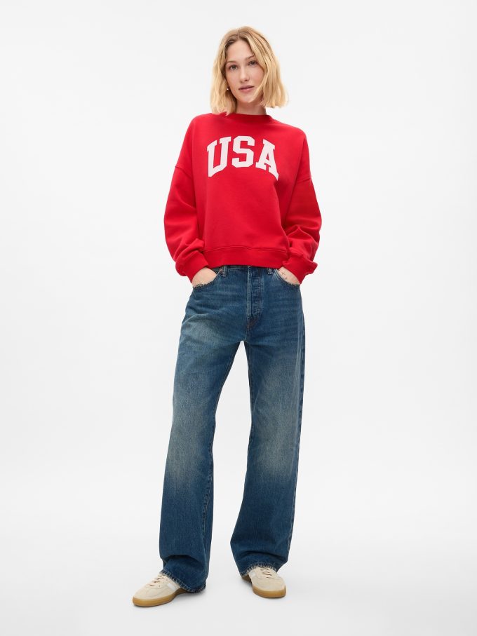 Vintage mjuk USA-tröja