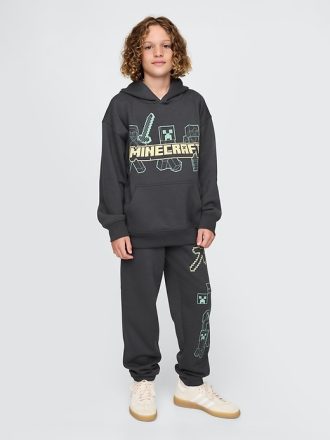 Vintage mjuk grafisk joggingbyxa för barn