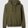 Vintage mjuk hoodie med dragkedja