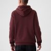 Vintage mjuk hoodie med dragkedja